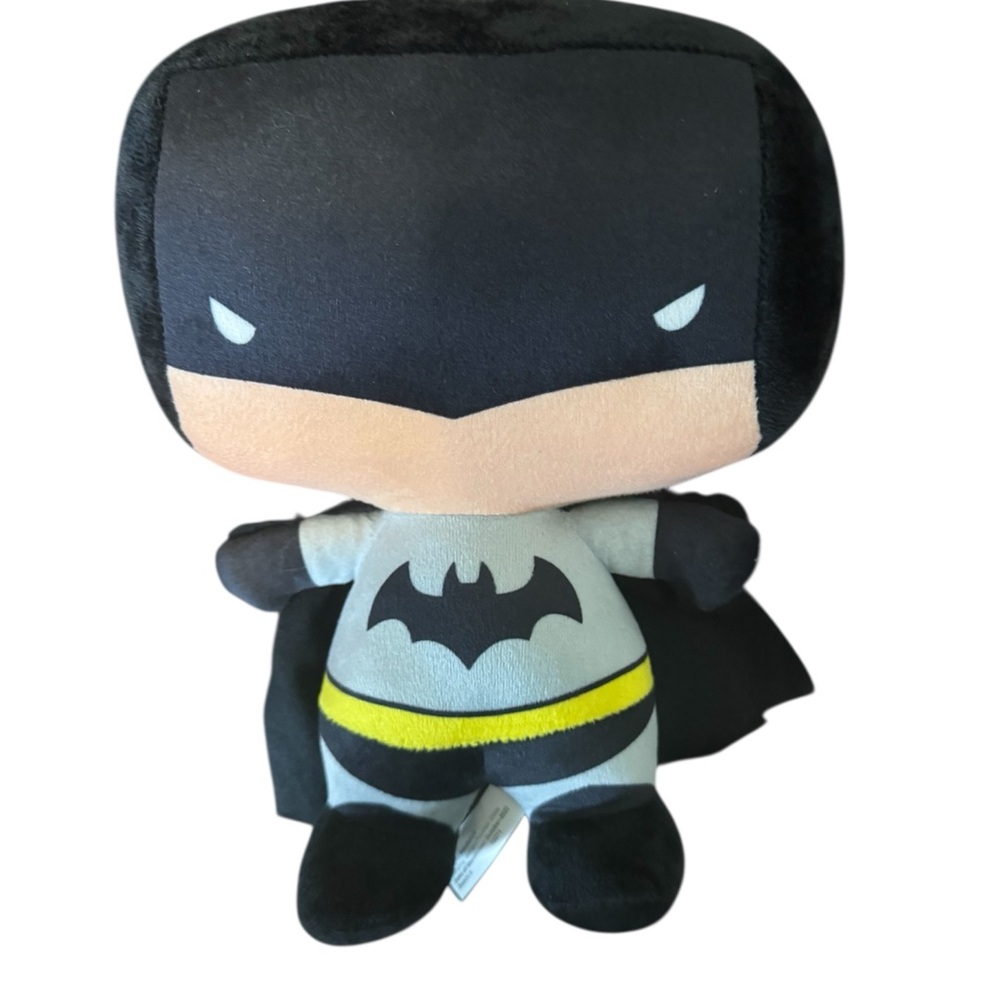 10" Batman Plush Toy - Black and Yellow - Picture 1 of 2